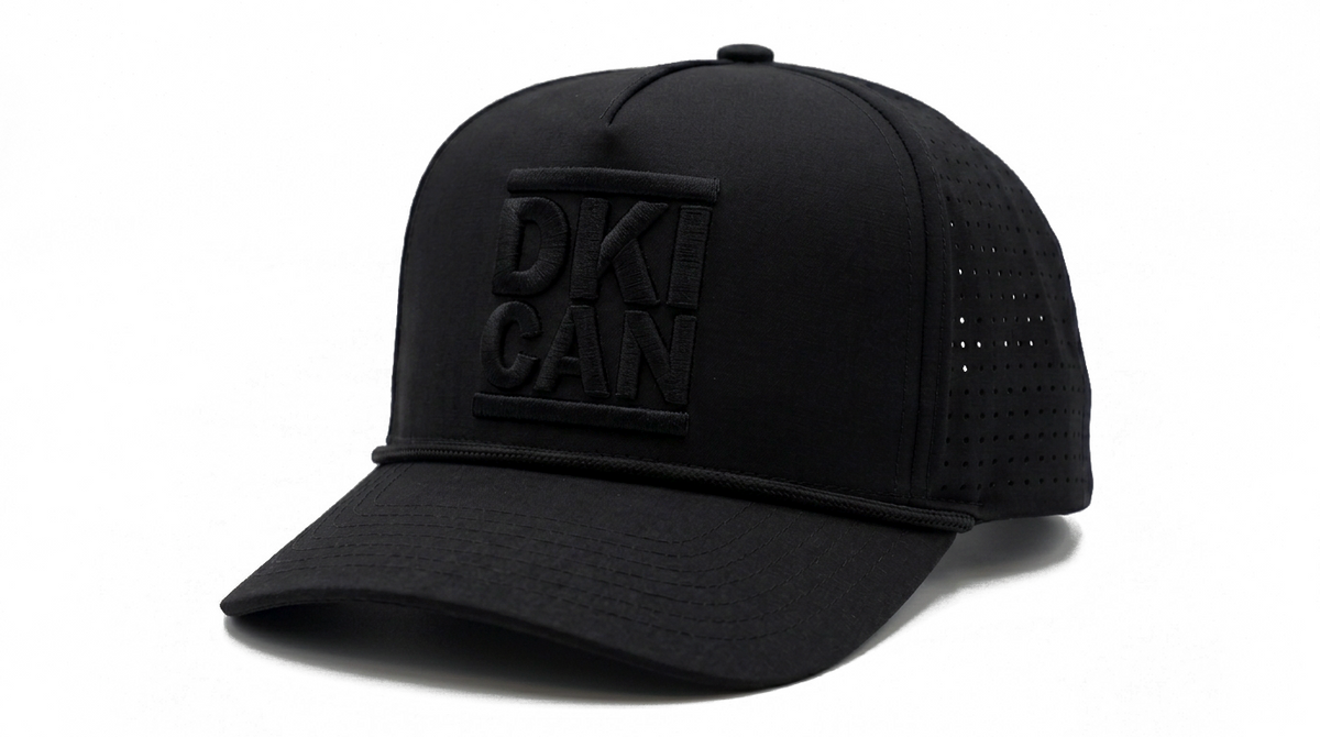 Black Tone on Tone DKI/CAN Rope Hat (Pre-Order)